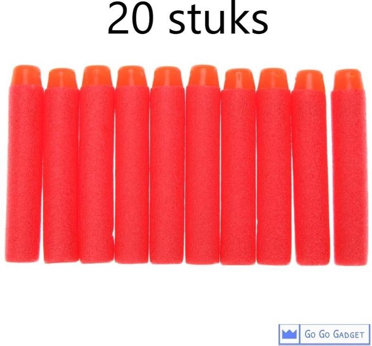 Universele pijltjes | geschikt voor nerf-n-strike speelgoedblasters | 20 stuks | rood